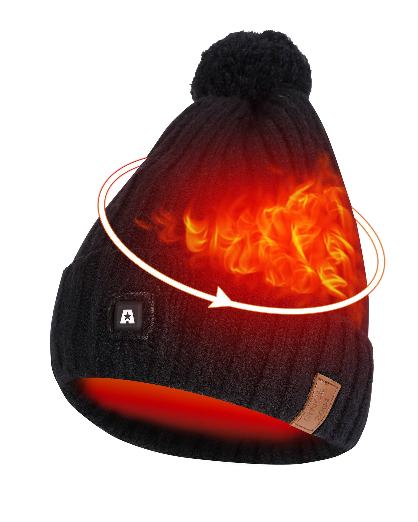 rechargeable heated beanie