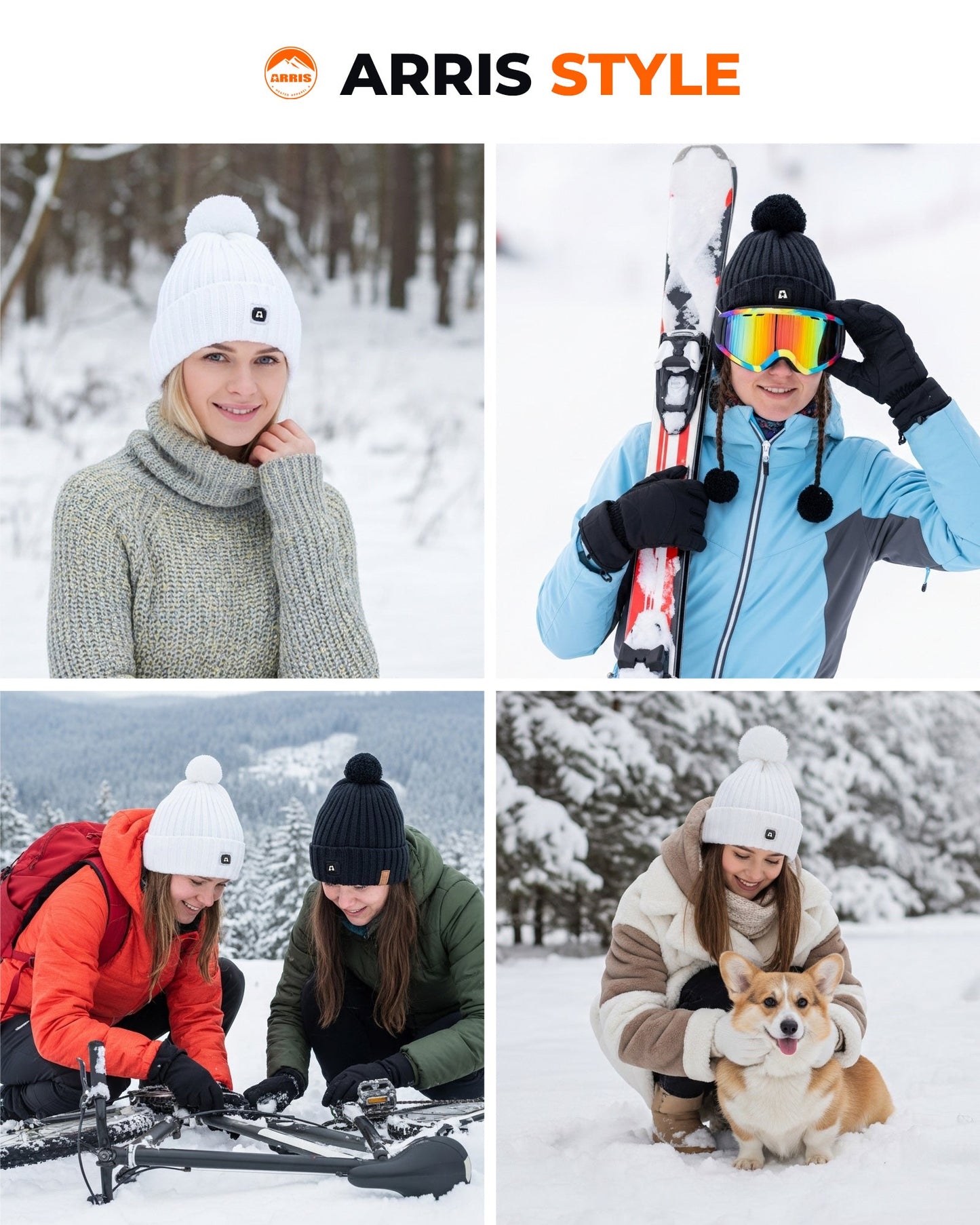 rechargeable heated beanie