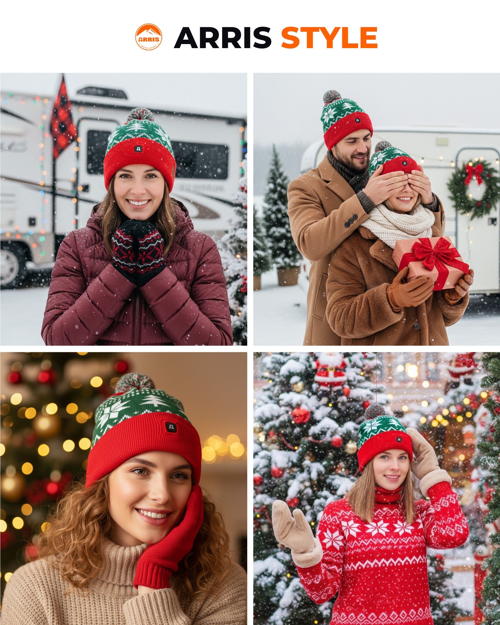 heated hat for women