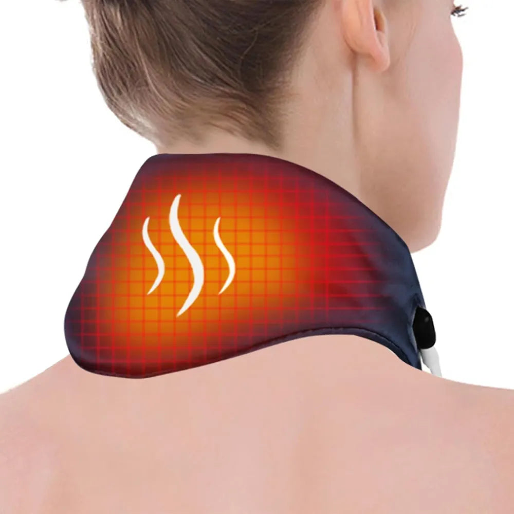 new arris heating neck pad navy blue