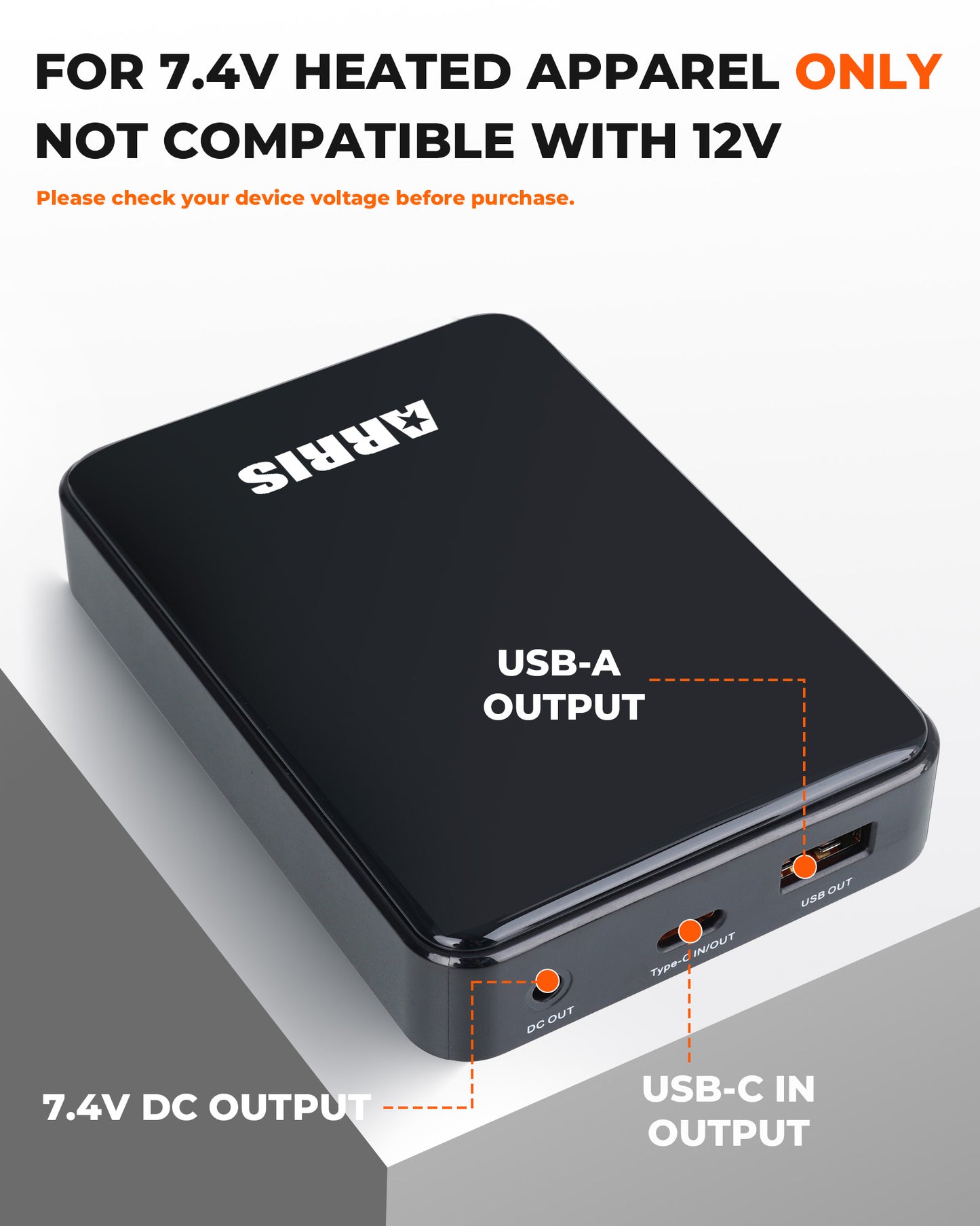 ARRIS 7.4V 7500mah Lipo Battery 1090190N