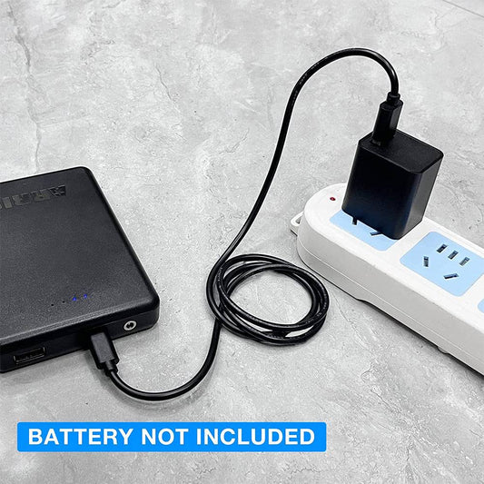 5V 2A Adapter/Charger for 5500mAh battery of New ARRIS 7.4V Heated Jacket and Heated Vest