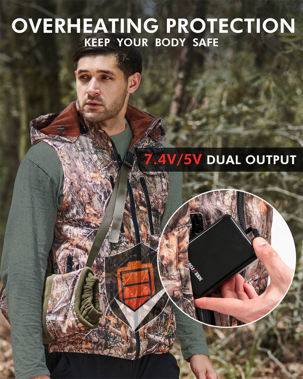 overheating protection to keep your body safe