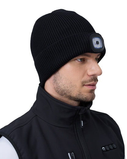ARRIS Rechargable Heated Hat with Led light