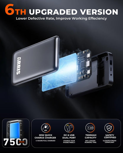 ARRIS Heated Hunting Vest for men, Size Adjustable 7.4V Camo Heating Vests with Battery for Hunting, Hiking