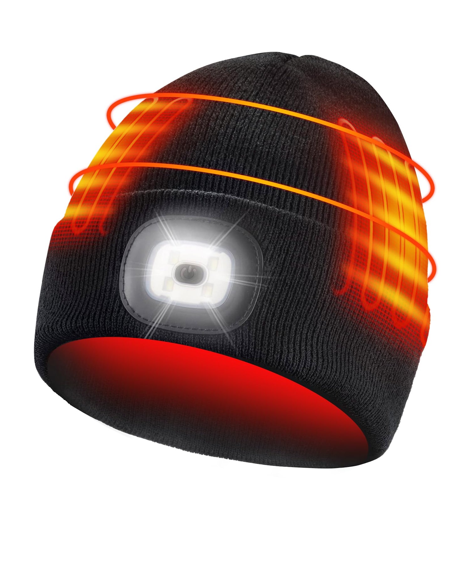 ARRIS Rechargable Heated Hat with Led light