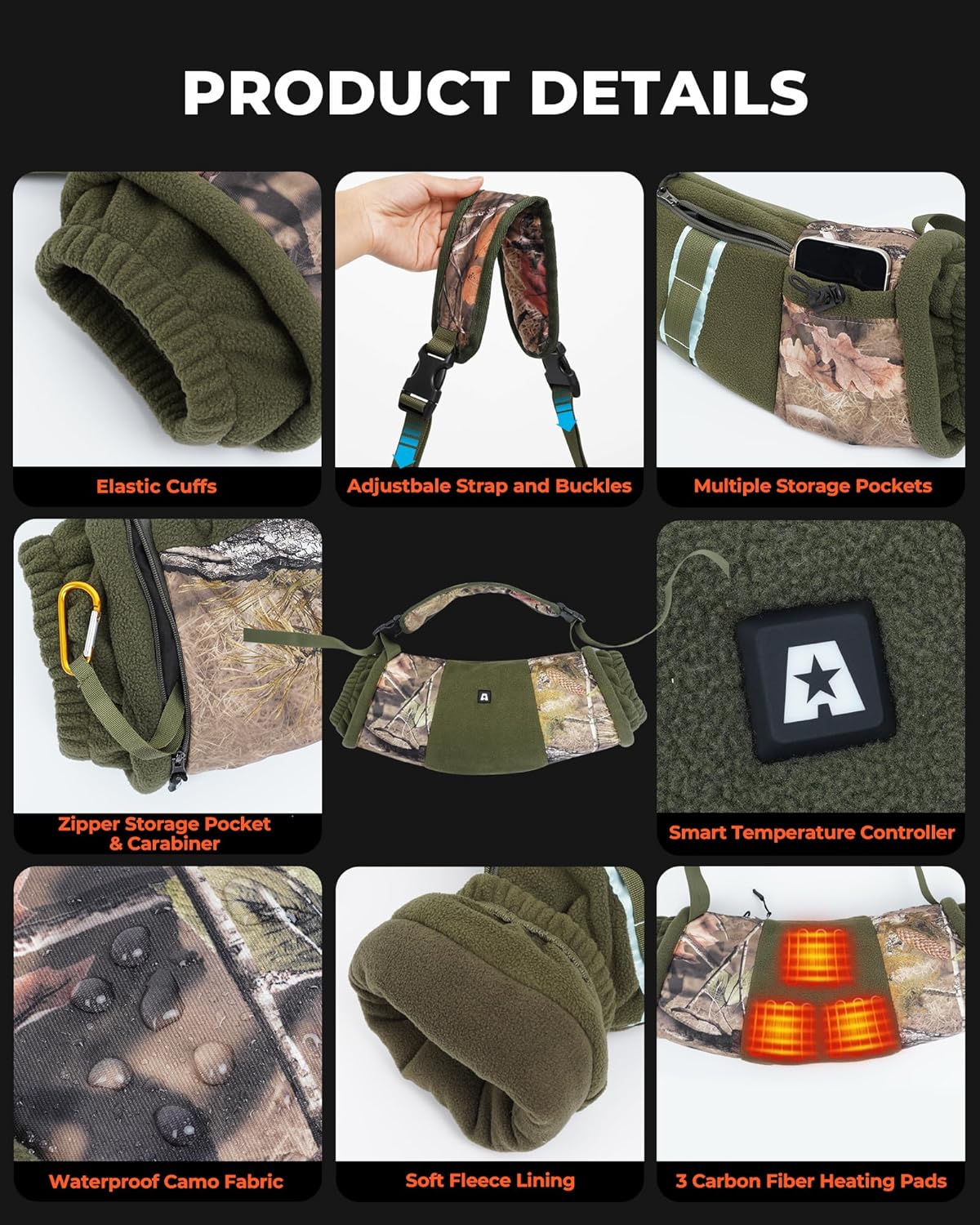 Camo Heated Hunting Warmer